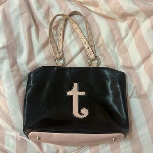 Y2K initial “T” purse